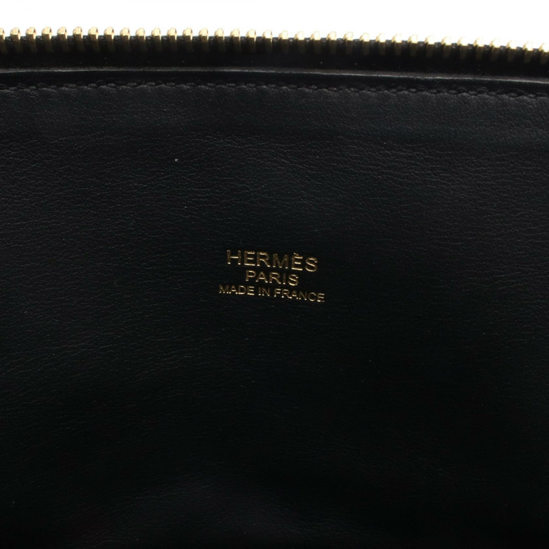 愛馬仕 Bolide 31 單肩手提包 Taurillon Clemence 黑色 二手 GHW 女款-3