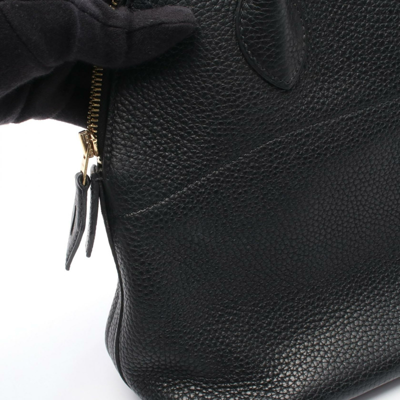 愛馬仕 Bolide 31 單肩手提包 Taurillon Clemence 黑色 二手 GHW 女款-5