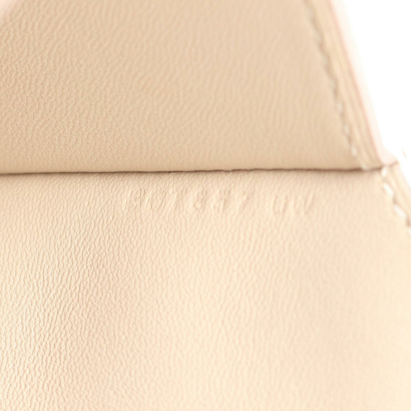 HERMES Della Cavalleria 迷你肩斜背包 Epsom 皮革 Craie 二手 B-4