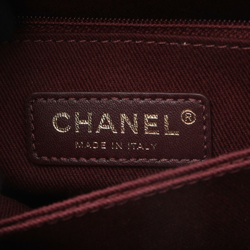 香奈兒 Coco Handle 翻蓋絎縫鏈條肩背包 A92990 小牛皮 GHW CC-3