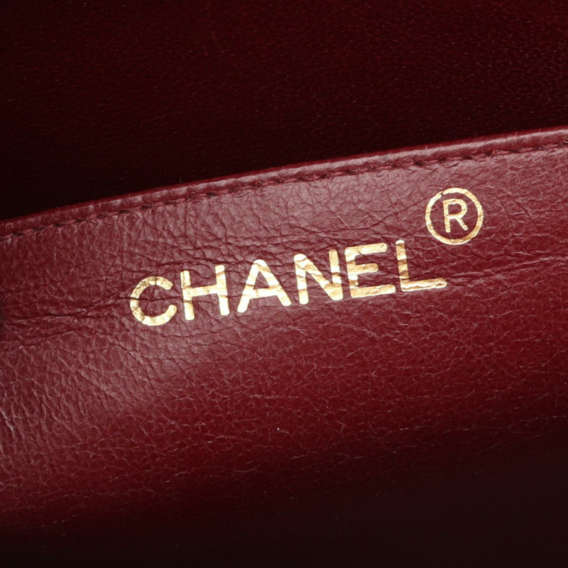 香奈兒 Jumbo Matelasse34 鏈條肩背包,羊皮材質,黑色,二手,金色五金,CC-3