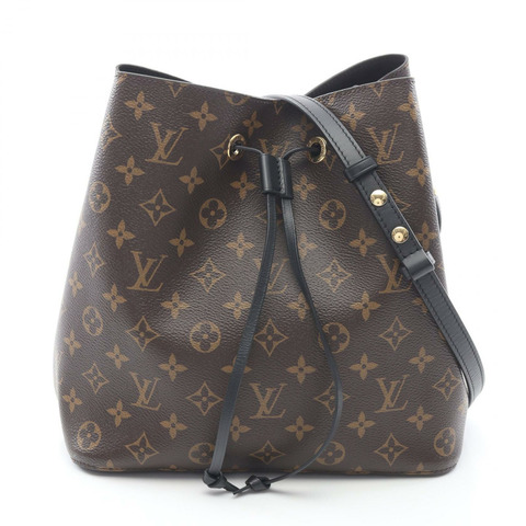 路易威登 Neonoe 肩背包 M44020 Monogram 帆布皮革 棕色 黑色 LV