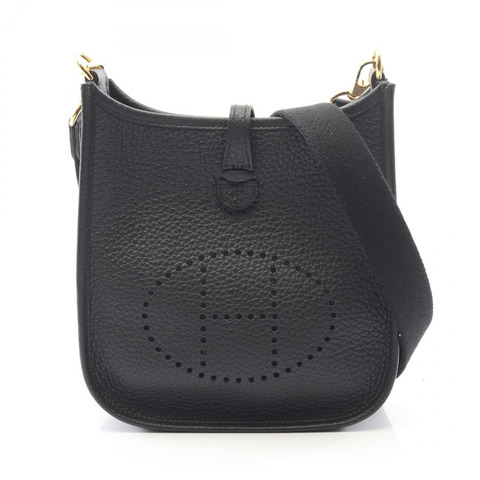 愛馬仕 Evelyne TPM 肩挎包 K Taurillon Clemence 黑色 二手 GHW
