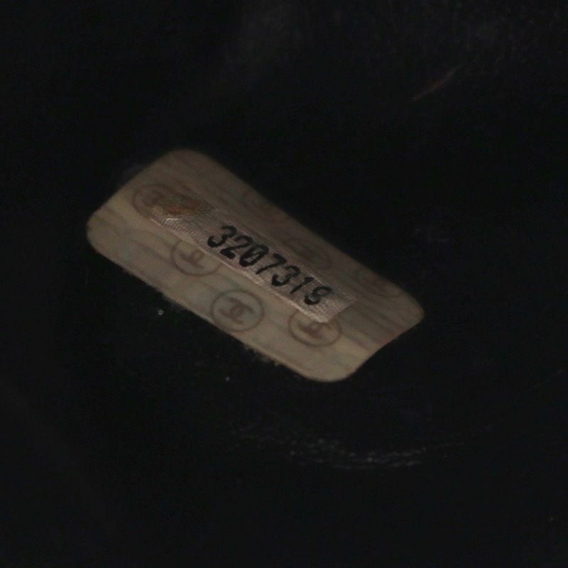 香奈兒 (CHANEL) Matelasse 羊皮手提包，黑色，二手，女士，金色五金-4