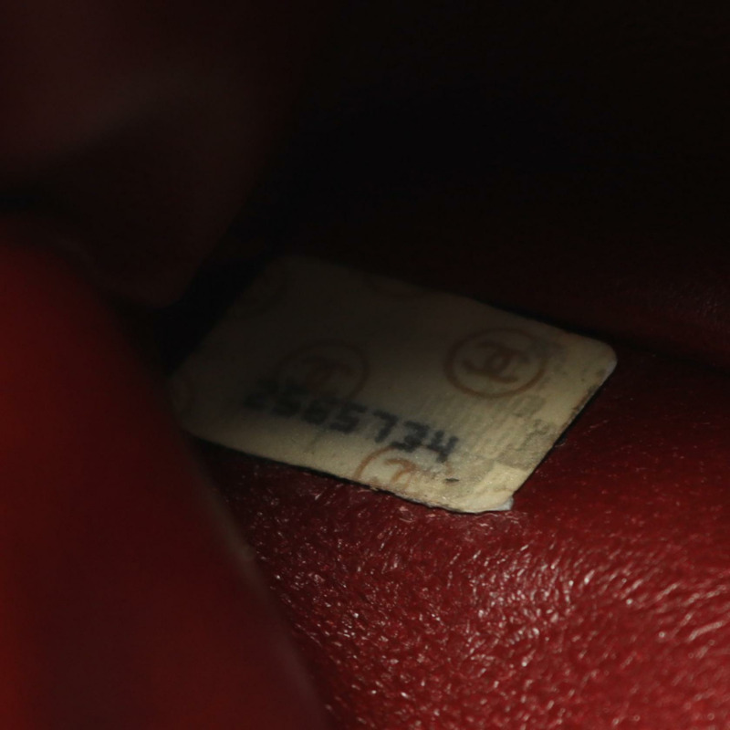 香奈兒 (CHANEL) Matelasse W 翻蓋鏈條肩背包，羊皮材質，黑色，二手，女士款，金色五金-4