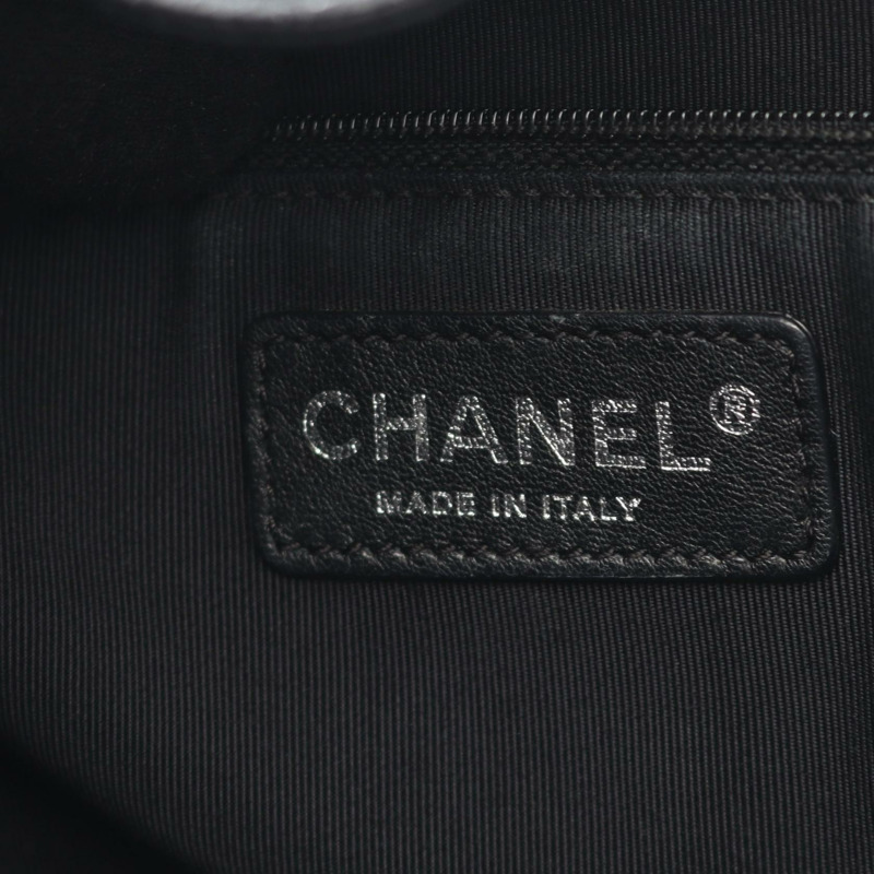 香奈兒 Matelasse PST 手提鏈條肩背包,黑色小牛皮,二手,帶五金配件-3