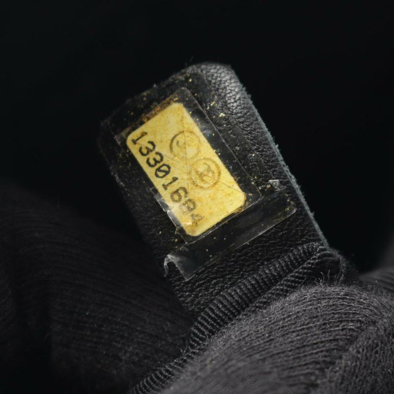 香奈兒 Matelasse PST 手提鏈條肩背包,黑色小牛皮,二手,帶五金配件-4