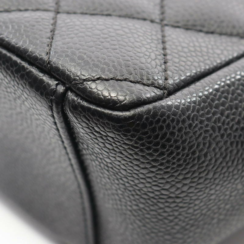 香奈兒 Matelasse PST 手提鏈條肩背包,黑色小牛皮,二手,帶五金配件-6