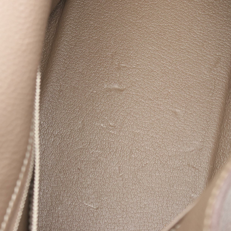 愛馬仕 Kelly 32 肩背包 L 內裡縫線 Taurillon Clemence Etoupe SHW-9