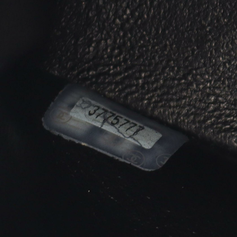 香奈兒 Jumbo Matelasse 30 單翻蓋鏈條肩背包，羊皮材質，黑色，二手，金色五金-4