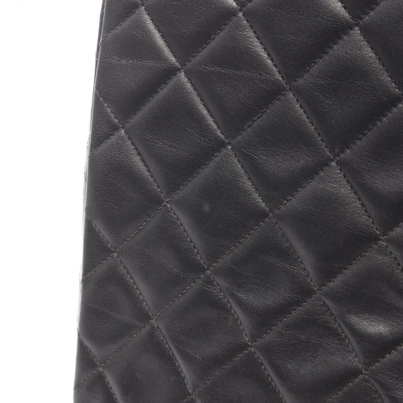 香奈兒 Jumbo Matelasse 34 鏈條肩背包,羊皮材質,黑色,二手,女士款,金色五金-13