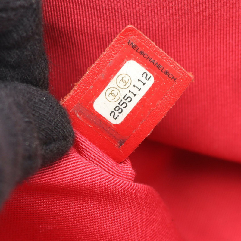 香奈兒 (CHANEL) 絎縫logo鏈條肩背包 AS4190 羊皮黑色二手女士金扣-4