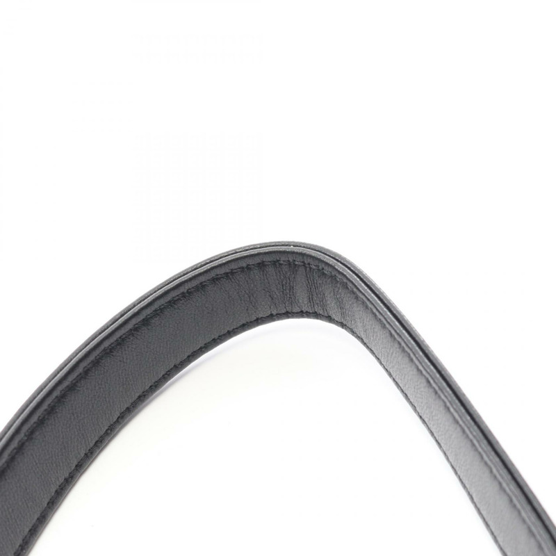 香奈兒 (CHANEL) 絎縫人造珍珠鏈肩背包 AS1202 羊皮 BK 二手金色五金-7