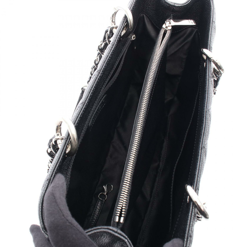 香奈兒 (CHANEL) Matelasse Grand Shopping GST 手提單肩包 A50995 小牛皮 黑色 SHW-2