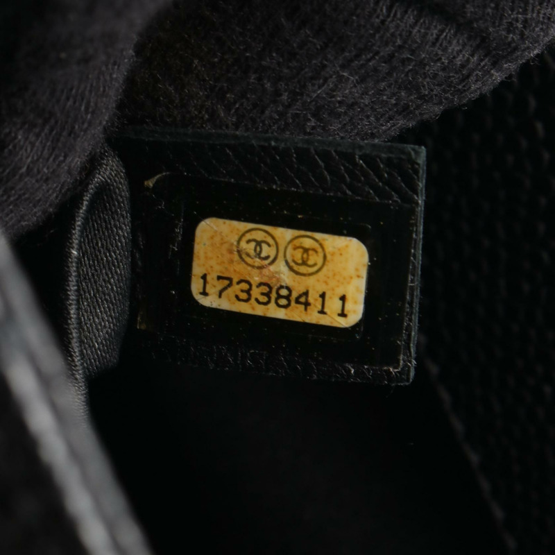 香奈兒 (CHANEL) Matelasse Grand Shopping GST 手提單肩包 A50995 小牛皮 黑色 SHW-4