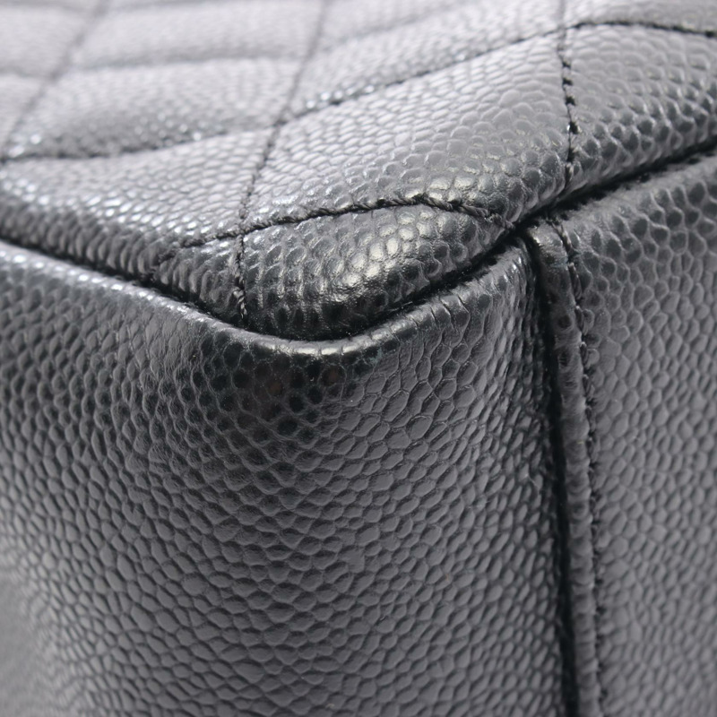 香奈兒 (CHANEL) Matelasse Grand Shopping GST 手提單肩包 A50995 小牛皮 黑色 SHW-6