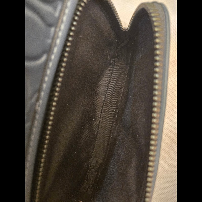 coach 男包 男生斜背包 藍灰色-8