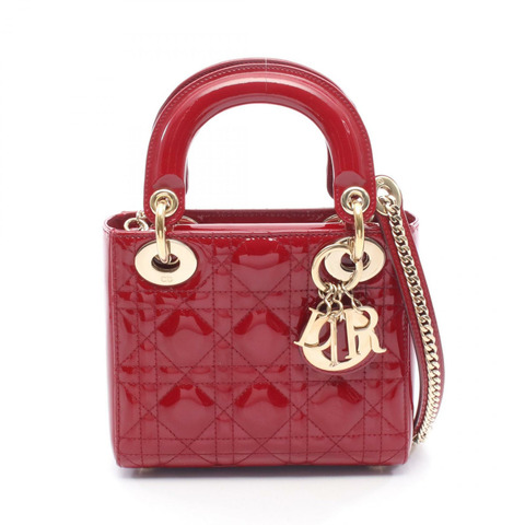 Christian Dior Lady Dior Mini Cannage 手提斜背包 M05050WCB 皮革