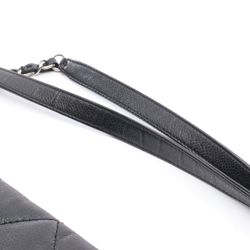 香奈兒 (CHANEL) Matelasse Tote 鏈條單肩包 A67292 黑色皮革 二手 女士 SHW-6