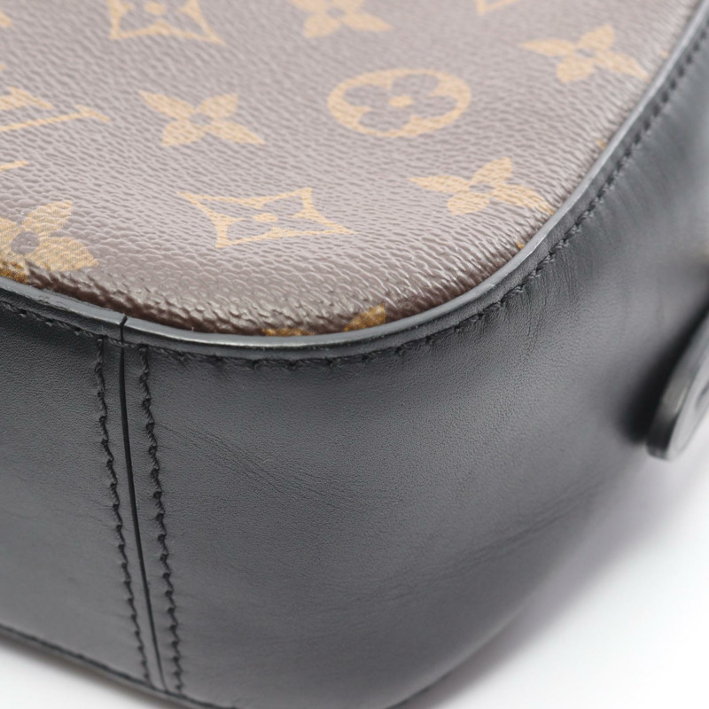 路易威登 Saintonge 單肩斜背包 M43555 Monogram 棕色皮革-9