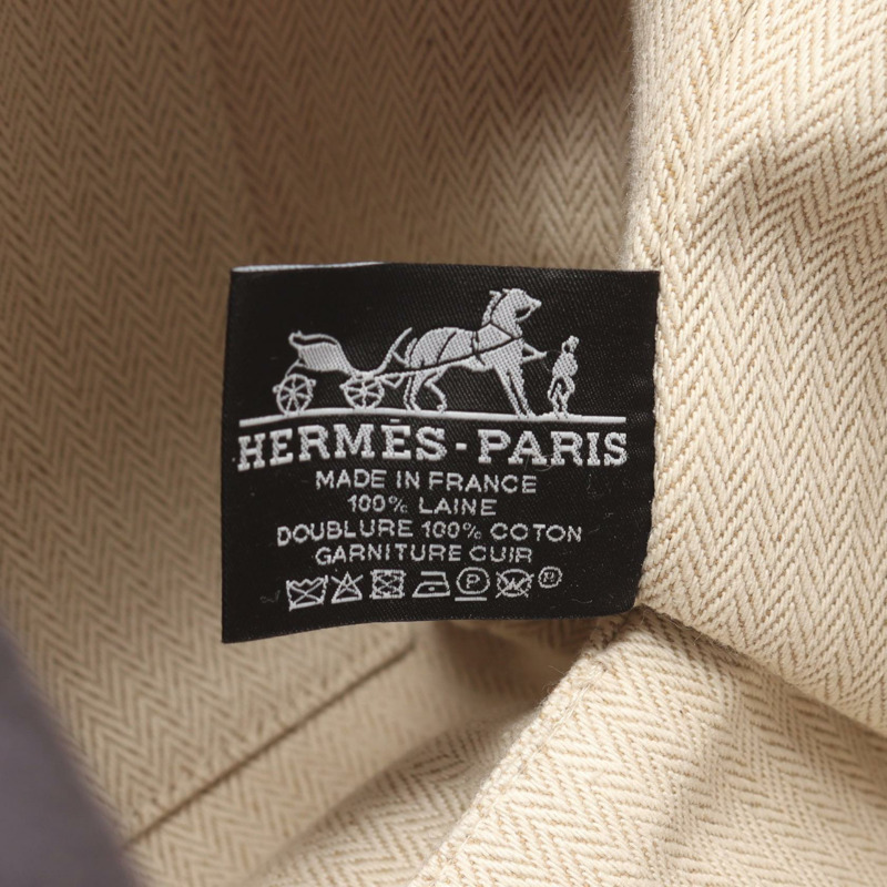 愛馬仕 (HERMES) Bride a Brac GM Rocabar 手提包,羊毛材質,棕色赭色,二手,女士款,帶五金配件。-3