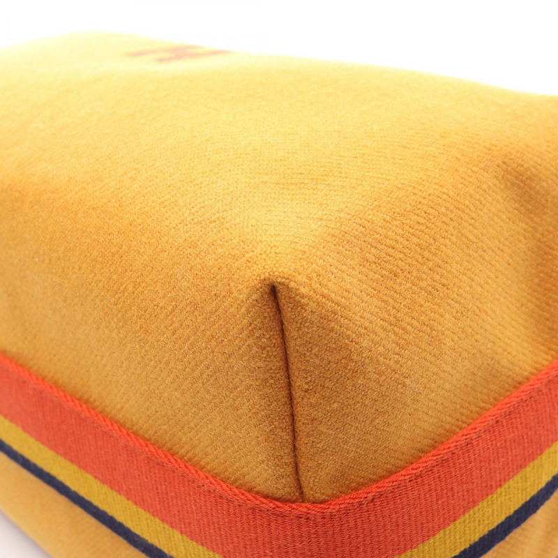 愛馬仕 (HERMES) Bride a Brac GM Rocabar 手提包,羊毛材質,棕色赭色,二手,女士款,帶五金配件。-4