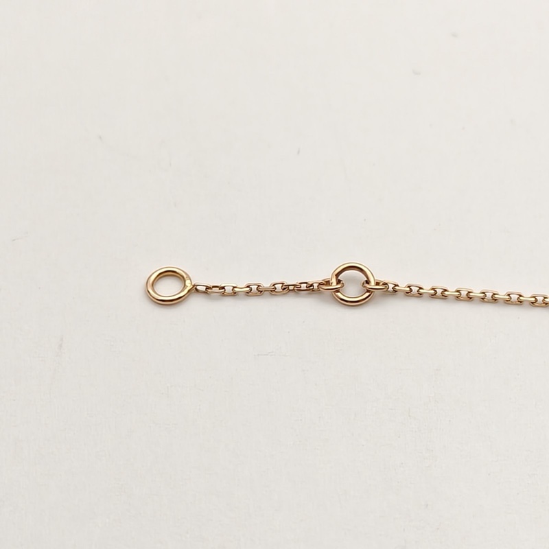 VAN CLEEF&ARPELS SweetAlhambra小號愛心手鏈18K玫瑰金/紅玉髓S-M碼-3