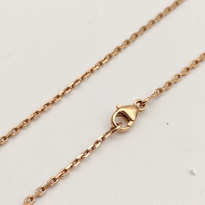 HERMES CagedH項鏈小方塊合金項鏈-4