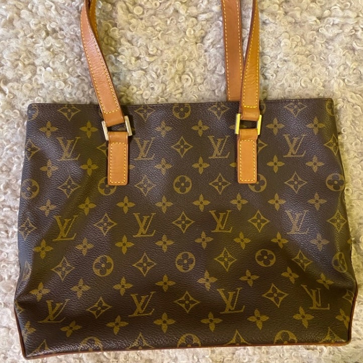 LV 中 肩背包 不敗款 經典簡約  vivian 小方包 托特包 購物包 日常使用 A4剛好可-5