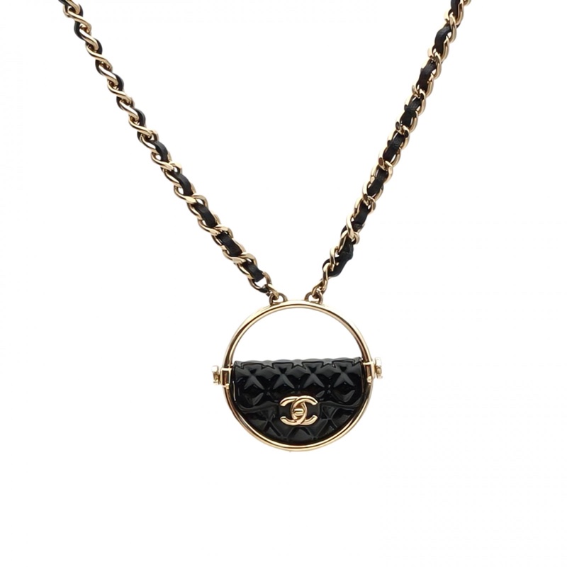 CHANEL 合金23C呼啦圈項鏈-0