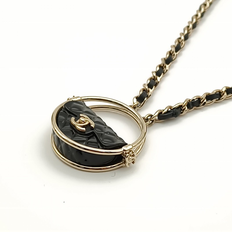 CHANEL 合金23C呼啦圈項鏈-2