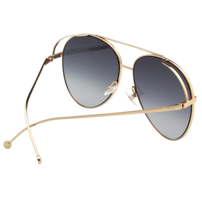 FENDI 太陽眼鏡 (金色)-4