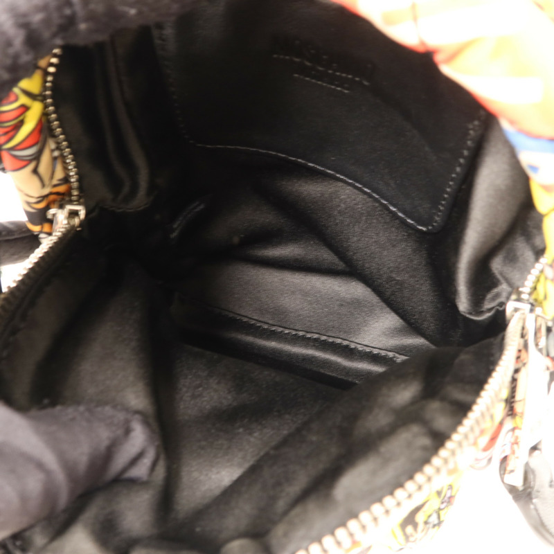 MOSCHINO 尼龍Backpack銀扣背包-5