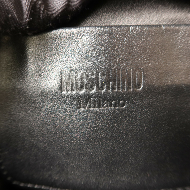 MOSCHINO 尼龍Backpack銀扣背包-6