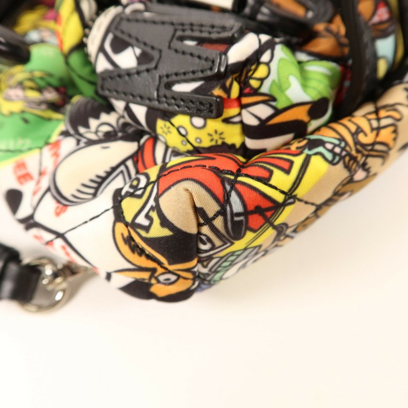 MOSCHINO 尼龍Backpack銀扣背包-11