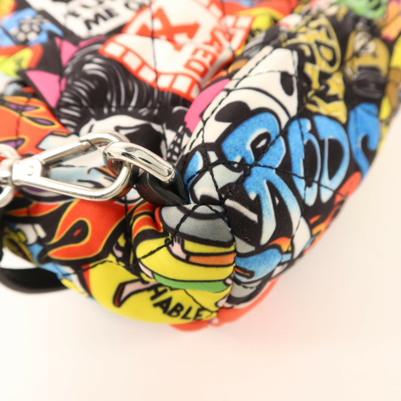 MOSCHINO 尼龍Backpack銀扣背包-13
