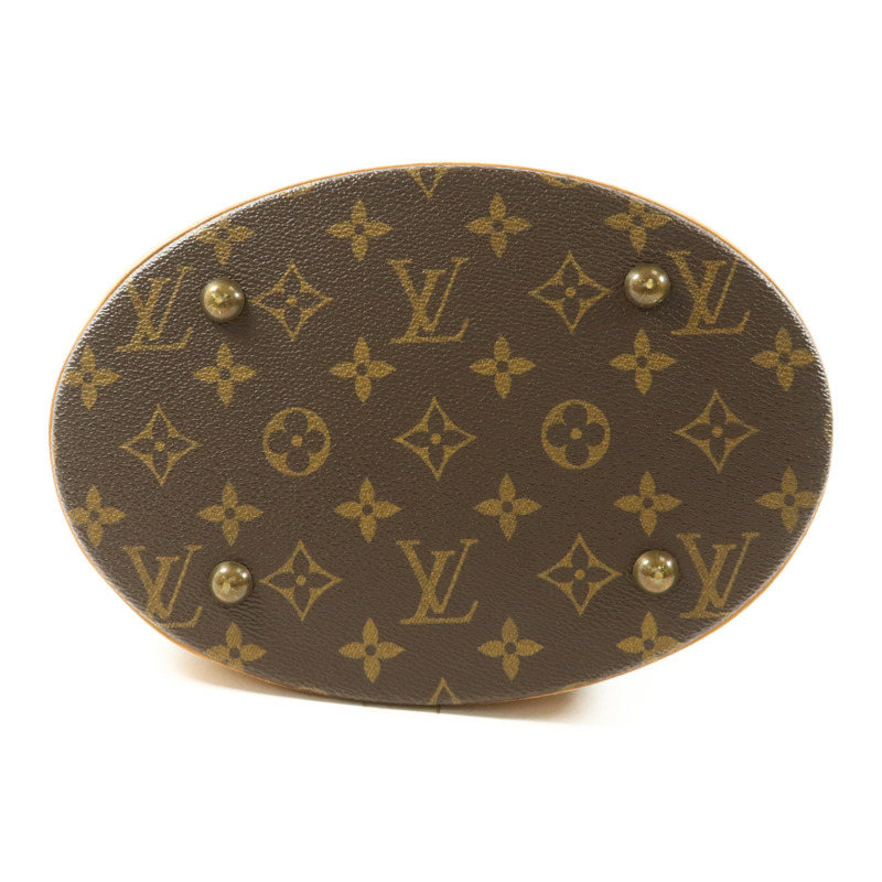 LOUIS VUITTON Monogram Bucket PM金扣手挽袋-3