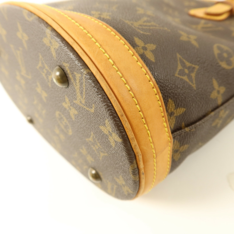 LOUIS VUITTON Monogram Bucket PM金扣手挽袋-14