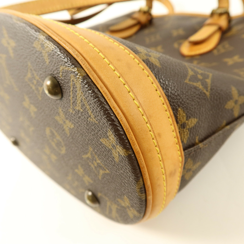 LOUIS VUITTON Monogram Bucket PM金扣手挽袋-16