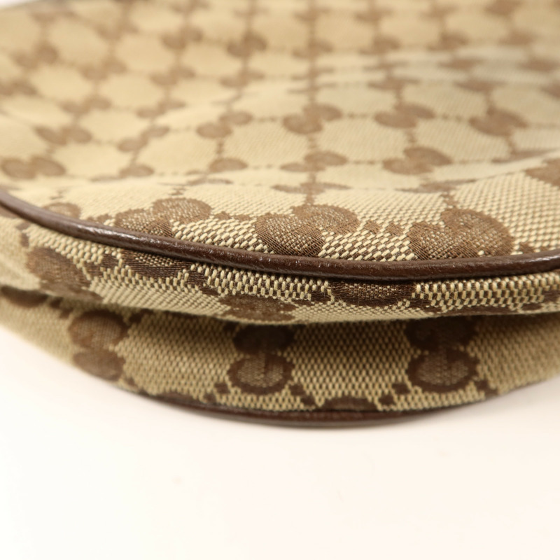 GUCCI 帆布Shoulder Bag銀扣肩背袋-13