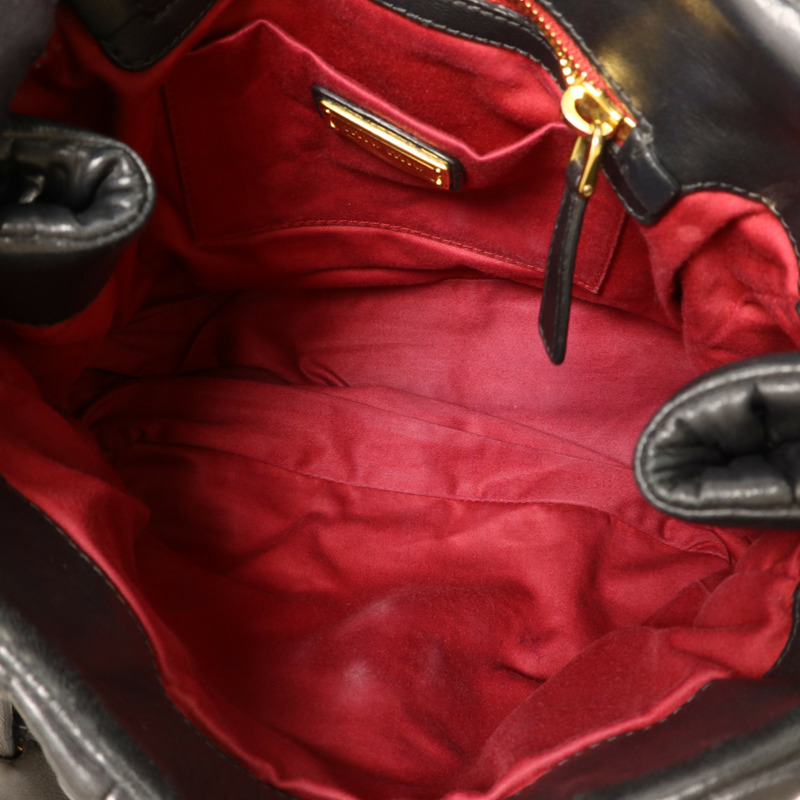 Miu Miu 牛皮皮革2 Way Shoulder Bag金扣手挽肩背兩用袋-5