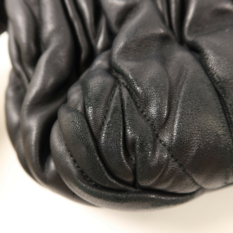 Miu Miu 牛皮皮革2 Way Shoulder Bag金扣手挽肩背兩用袋-15