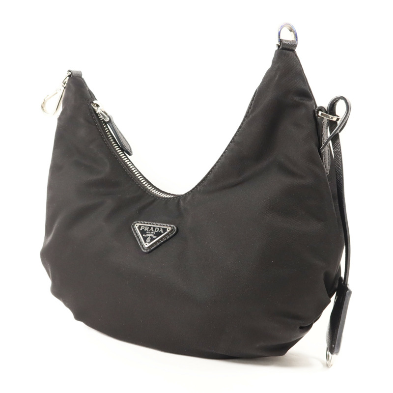 PRADA 尼龍Re-Edition 2006 Re-Nylon Mini Handbag銀扣手挽袋-1