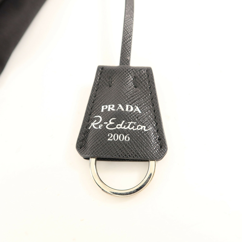 PRADA 尼龍Re-Edition 2006 Re-Nylon Mini Handbag銀扣手挽袋-8