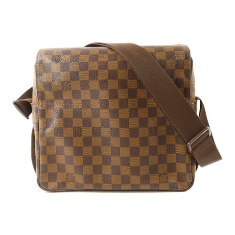 LOUIS VUITTON Damier Naviglio金扣肩背袋
