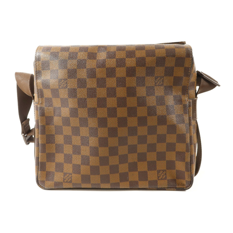 LOUIS VUITTON Damier Naviglio金扣肩背袋-1