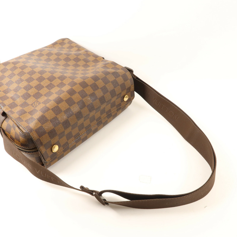 LOUIS VUITTON Damier Naviglio金扣肩背袋-4