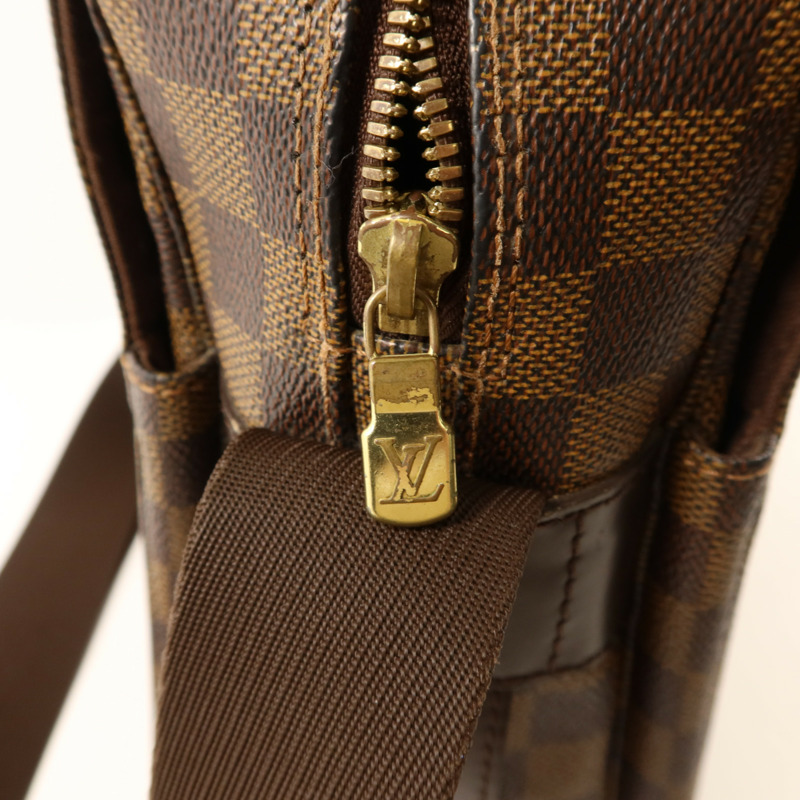 LOUIS VUITTON Damier Naviglio金扣肩背袋-10