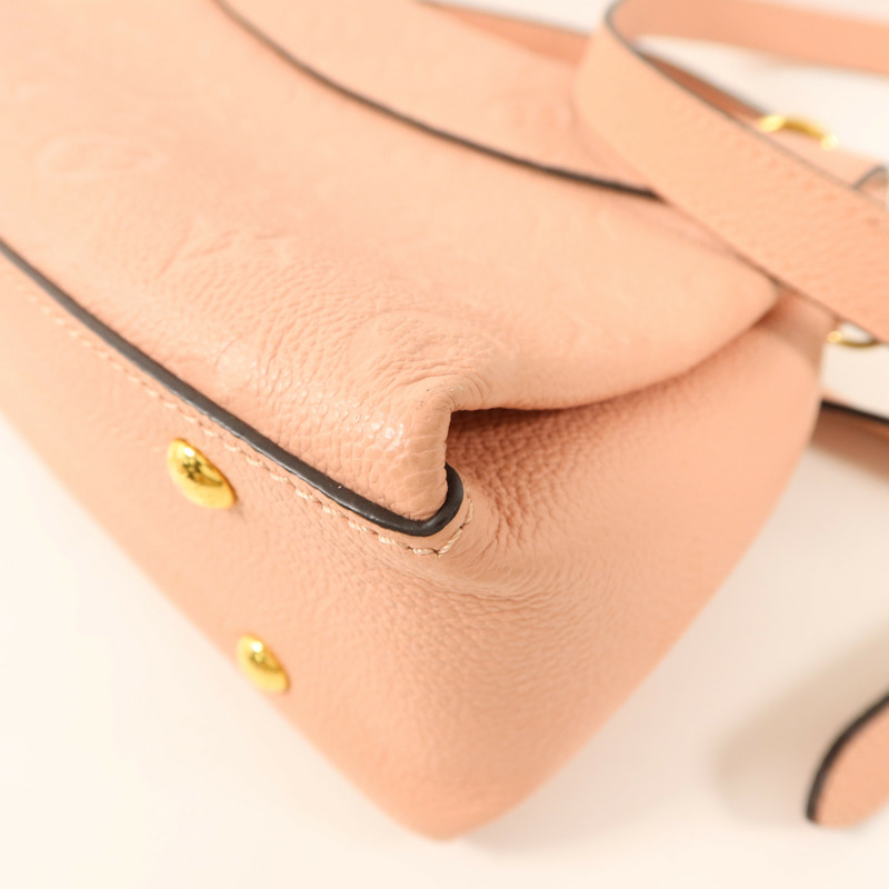 LOUIS VUITTON Monogram Empreinte Georges BB金扣手挽肩背兩用袋-15