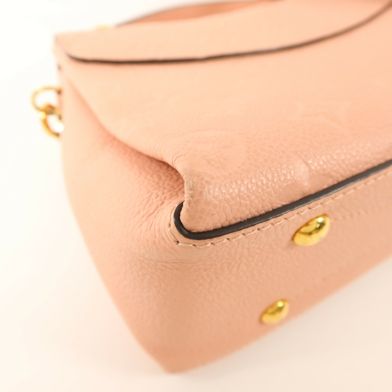 LOUIS VUITTON Monogram Empreinte Georges BB金扣手挽肩背兩用袋-16